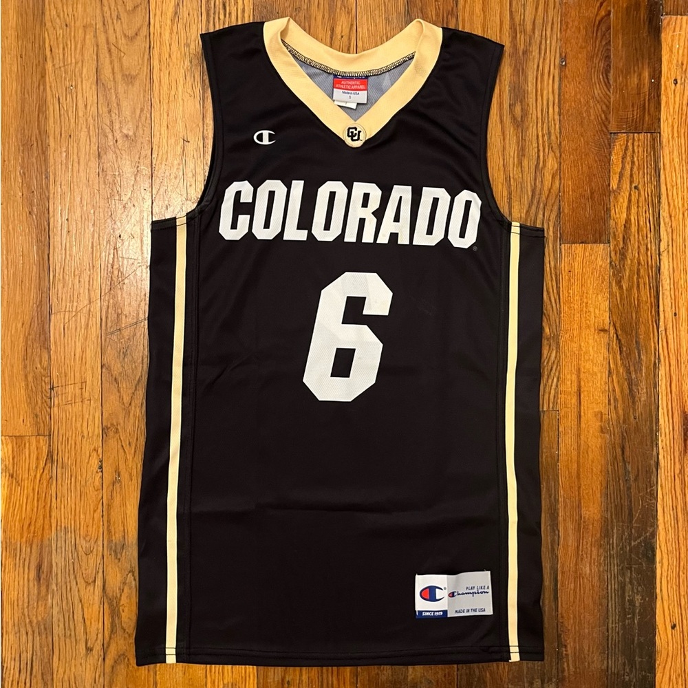 University of Colorado Basketball Jersey - Size S